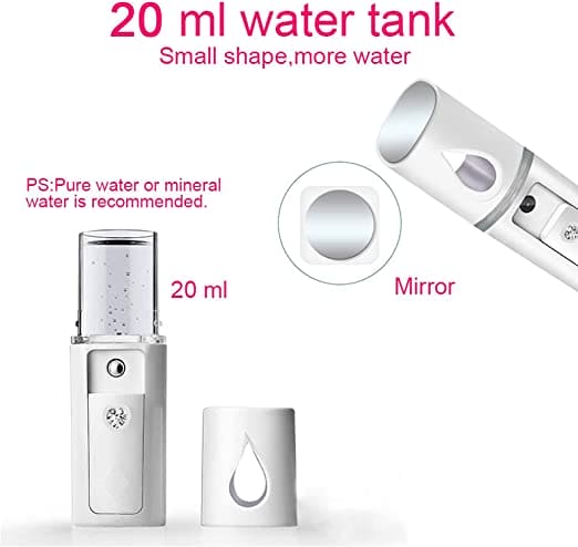 Drop Nano Facial Sprayer, Nebulizer Face Steamer, Facial Face Humidifier, Cool Mist Face Atomizer with Mirror, Handy Atomization Mister Device, Face Care Moisturizing Nebulizer, USB Rechargeable Face Sprayer, Mini Spray Beauty Device Drop Nano Facial Sprayer, Nebulizer Face Steamer, Facial Face Humidifier, Cool Mist Face Atomizer with Mirror, Handy Atomization Mister Device, Face Care Moisturizing Nebulizer, USB Rechargeable Face Sprayer, Mini Spray Beauty Device